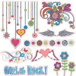 Fancy Pants Designs - Road Show Collection - 12 x 12 Glitter Cuts Transparencies